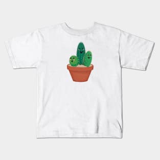 Cactus Friends Kids T-Shirt